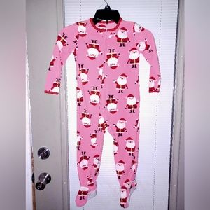 Full Zip Onesie Christmas Pajamas 3T